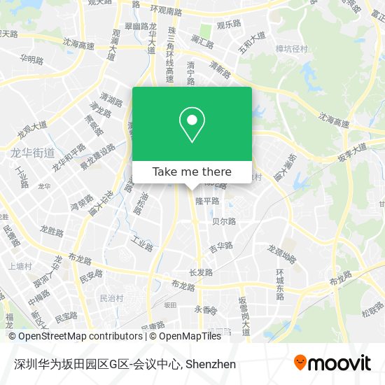 深圳华为坂田园区G区-会议中心 map