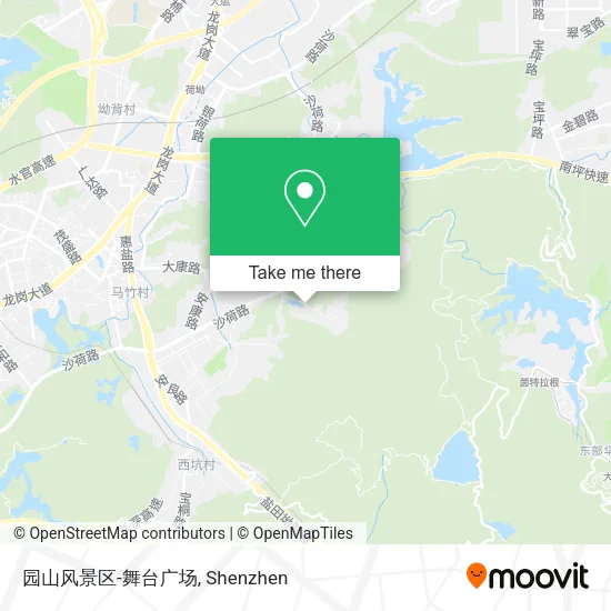 园山风景区-舞台广场 map