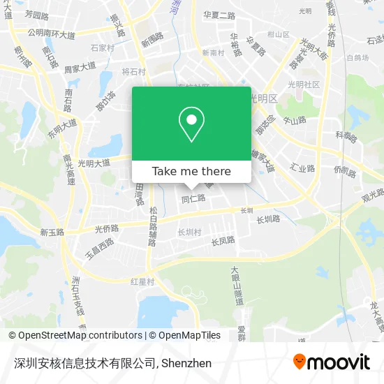 深圳安核信息技术有限公司 map