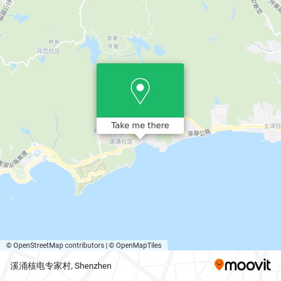 溪涌核电专家村 map
