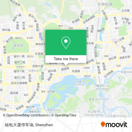 核电大厦停车场 map