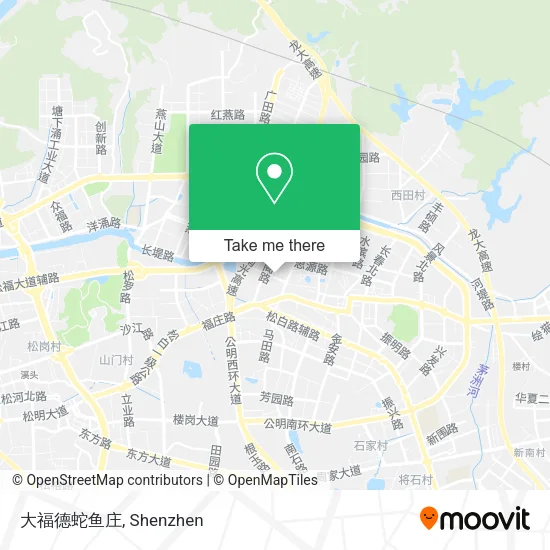 大福德蛇鱼庄 map