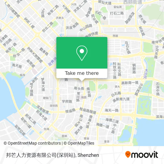 邦芒人力资源有限公司(深圳站) map
