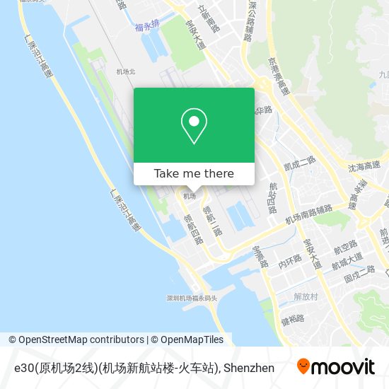 e30(原机场2线)(机场新航站楼-火车站) map