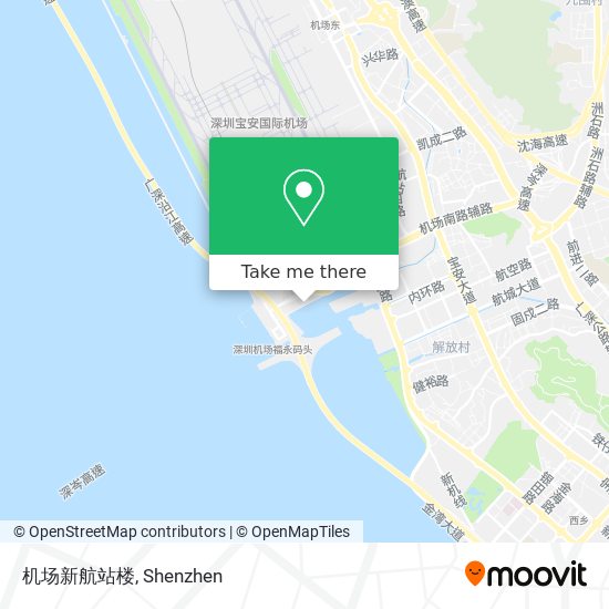 机场新航站楼 map