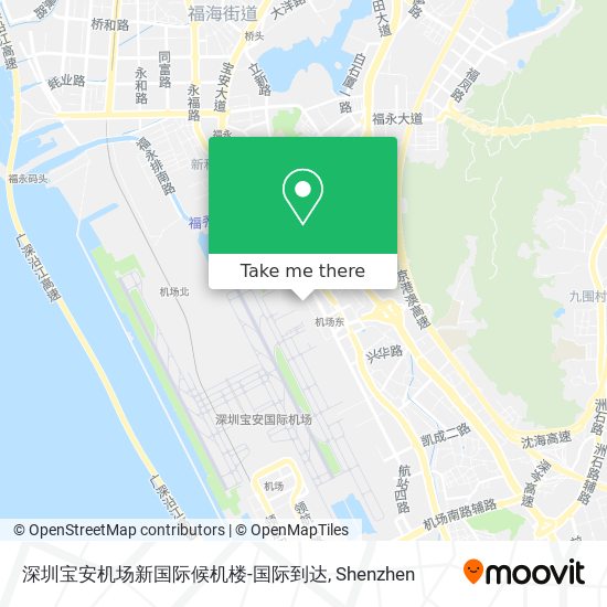深圳宝安机场新国际候机楼-国际到达 map