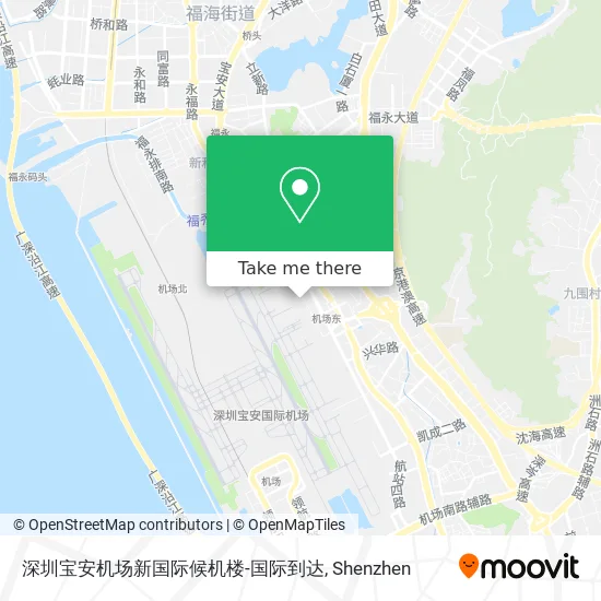 深圳宝安机场新国际候机楼-国际到达 map