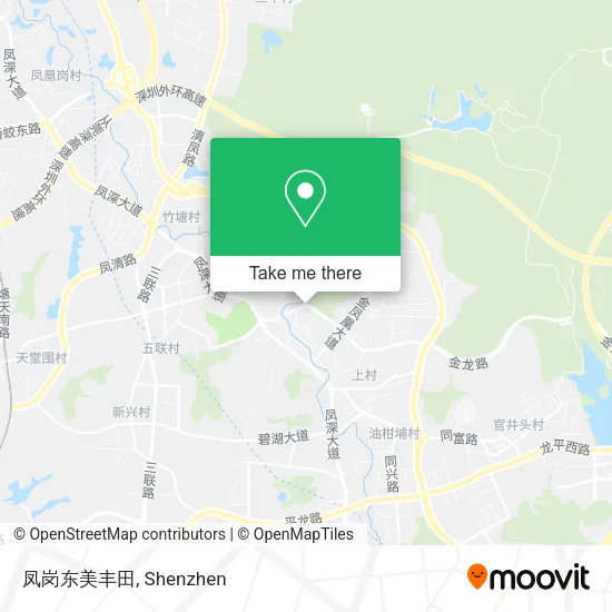 凤岗东美丰田 map