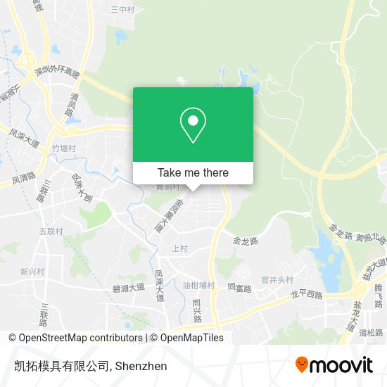 凯拓模具有限公司 map