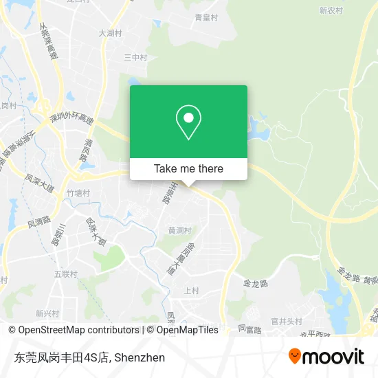 东莞凤岗丰田4S店 map
