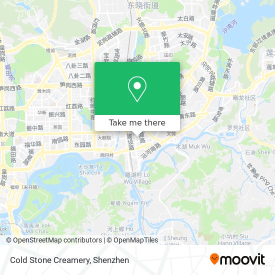 Cold Stone Creamery map