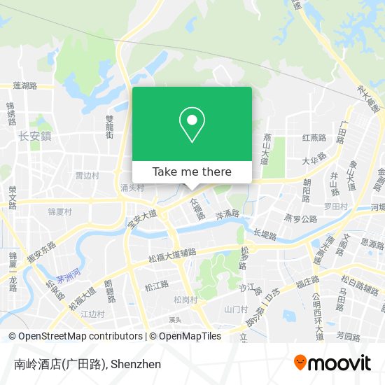 南岭酒店(广田路) map