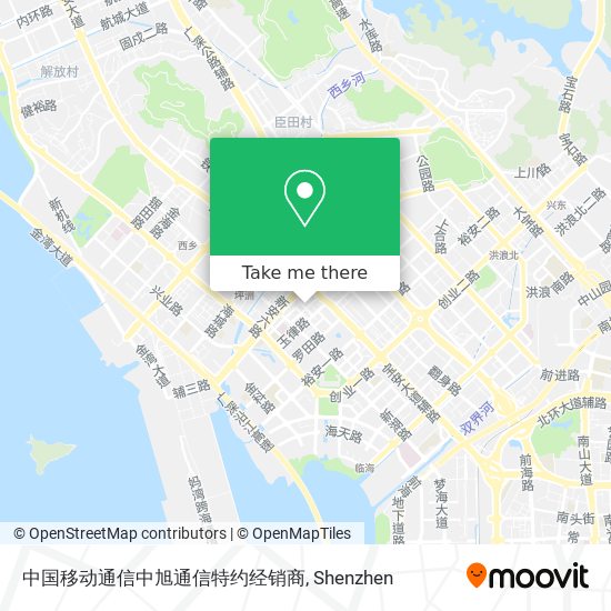 中国移动通信中旭通信特约经销商 map
