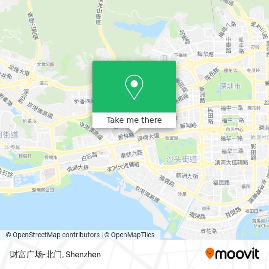 财富广场-北门 map
