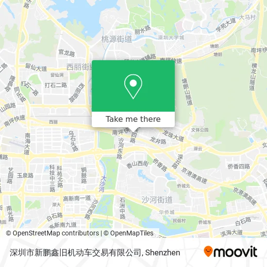 深圳市新鹏鑫旧机动车交易有限公司 map