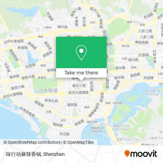 味行动麻辣香锅 map