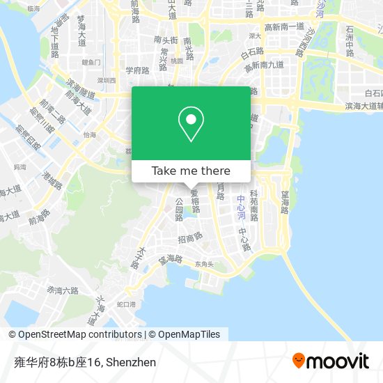 雍华府8栋b座16 map