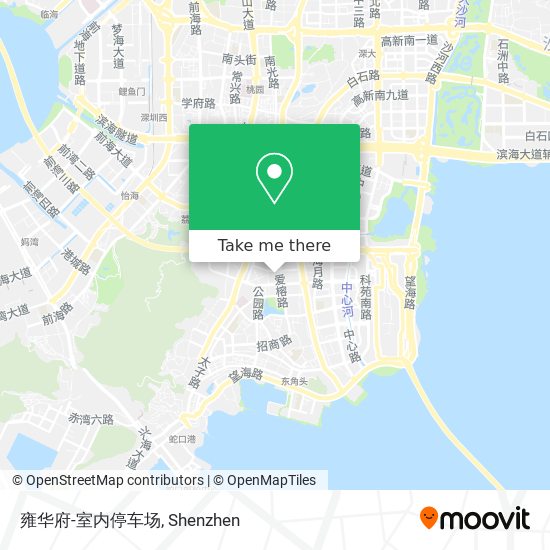 雍华府-室内停车场 map