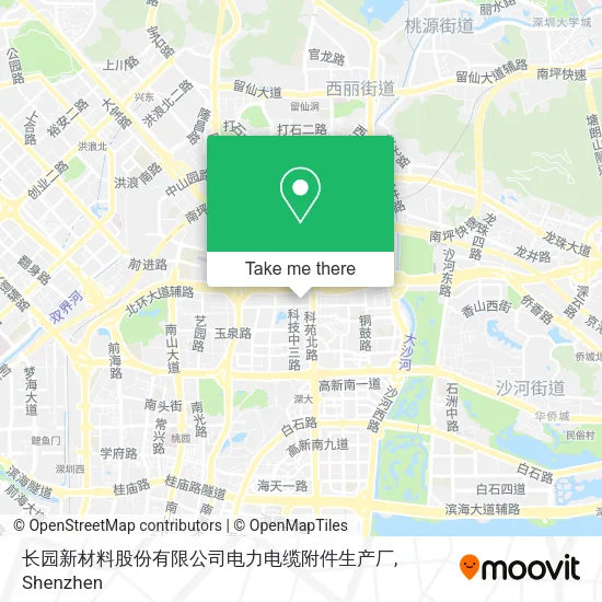 长园新材料股份有限公司电力电缆附件生产厂 map