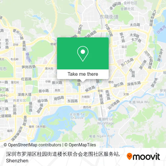 深圳市罗湖区桂园街道楼长联合会老围社区服务站 map