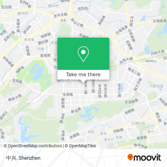 中兴 map