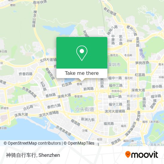 神骑自行车行 map
