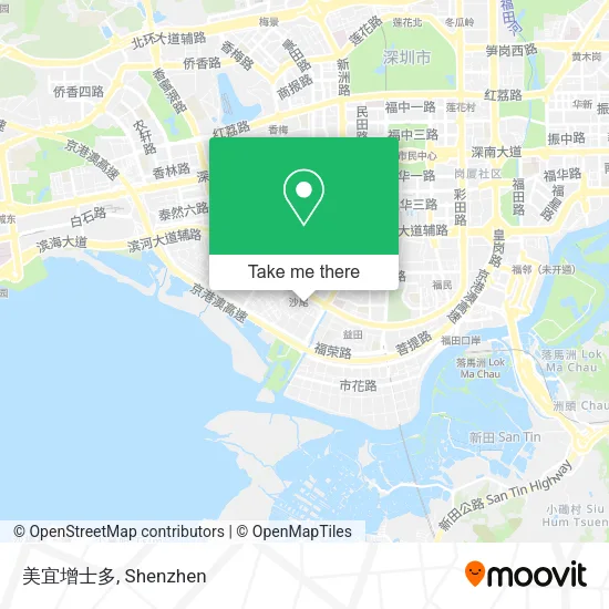 美宜增士多 map