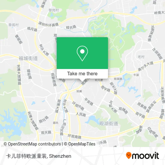 卡儿菲特欧派童装 map