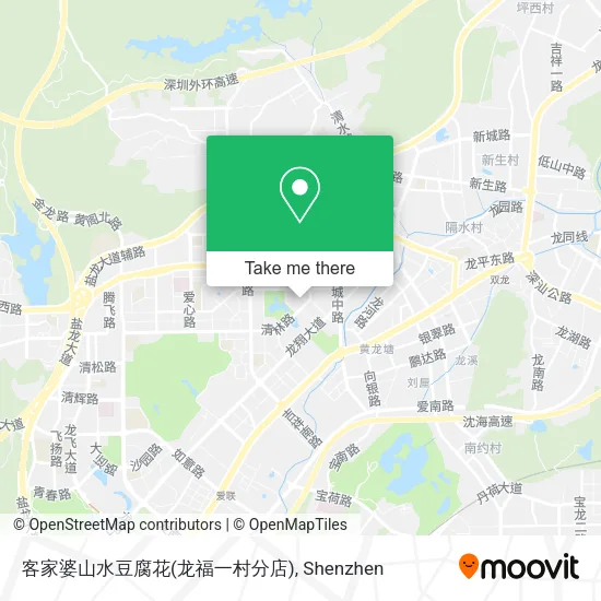 客家婆山水豆腐花(龙福一村分店) map