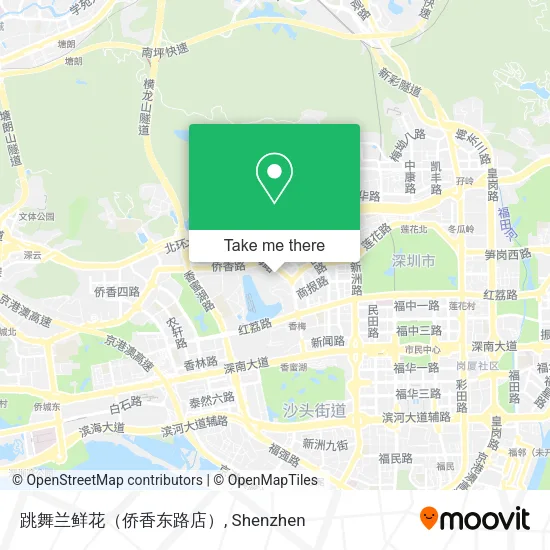 跳舞兰鲜花（侨香东路店） map