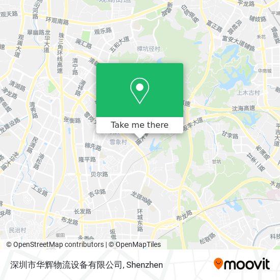 深圳市华辉物流设备有限公司 map