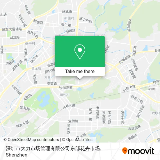 深圳市大力市场管理有限公司东部花卉市场 map