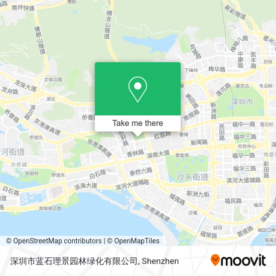 深圳市蓝石理景园林绿化有限公司 map