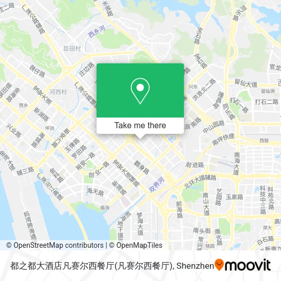 都之都大酒店凡赛尔西餐厅 map