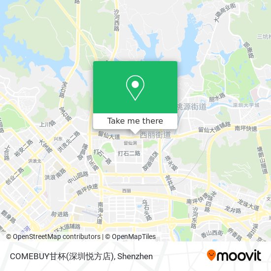 COMEBUY甘杯(深圳悦方店) map