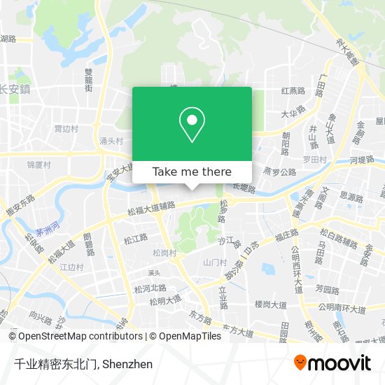 千业精密东北门 map