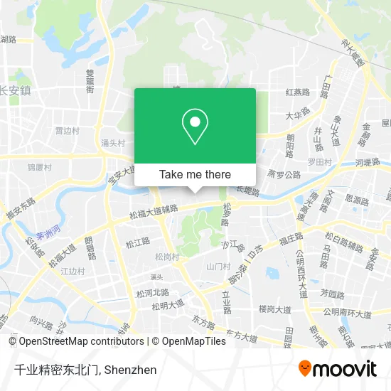 千业精密东北门 map