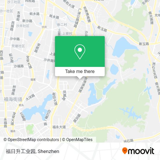 福日升工业园 map