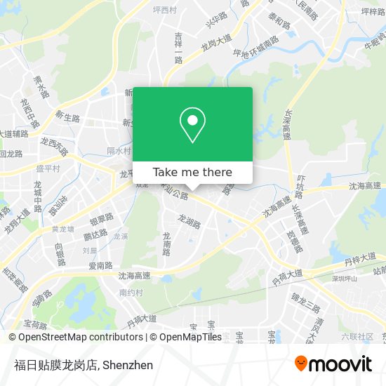 福日贴膜龙岗店 map