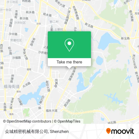 众城精密机械有限公司 map