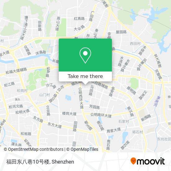 福田东八巷10号楼 map