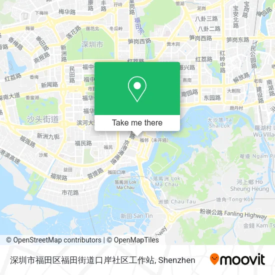 深圳市福田区福田街道口岸社区工作站 map