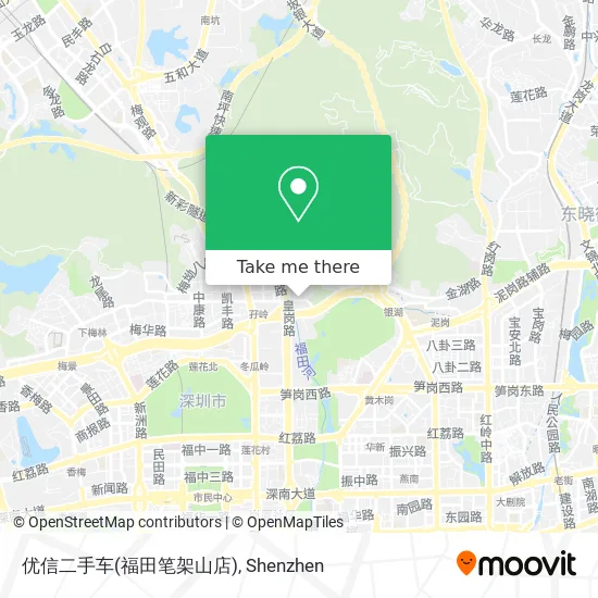 优信二手车(福田笔架山店) map