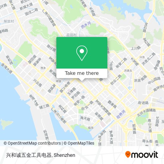 兴和诚五金工具电器 map
