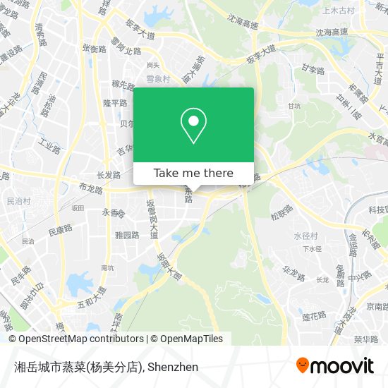 湘岳城市蒸菜(杨美分店) map