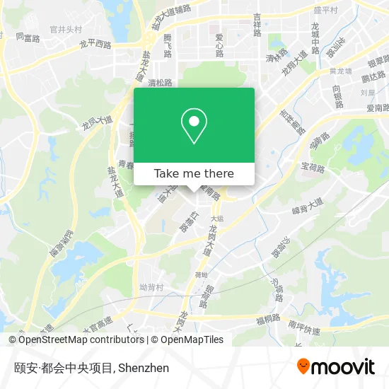 颐安·都会中央项目 map