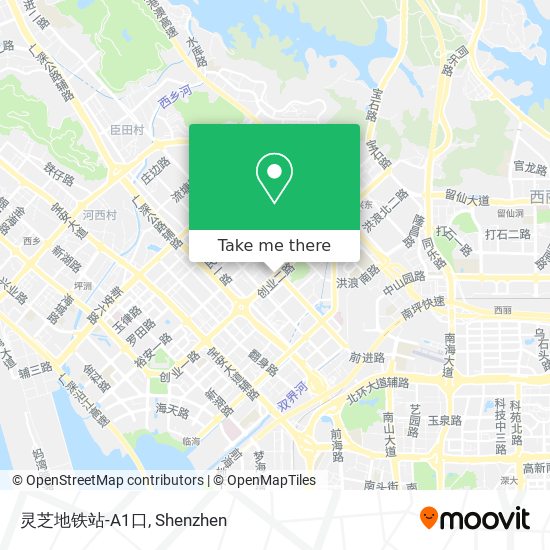 灵芝地铁站-A1口 map