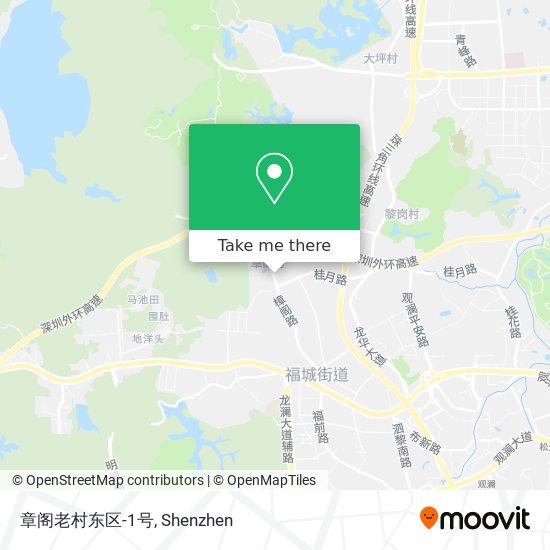 章阁老村东区-1号 map