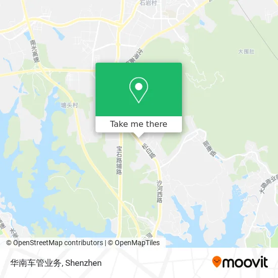 华南车管业务 map
