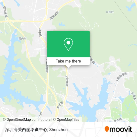 深圳海关西丽培训中心 map